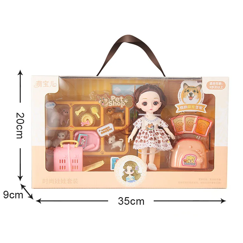 Hot selling Realistic Small Baby Dolls set  little girl gift set of dolls Girl Princess Gift Box set