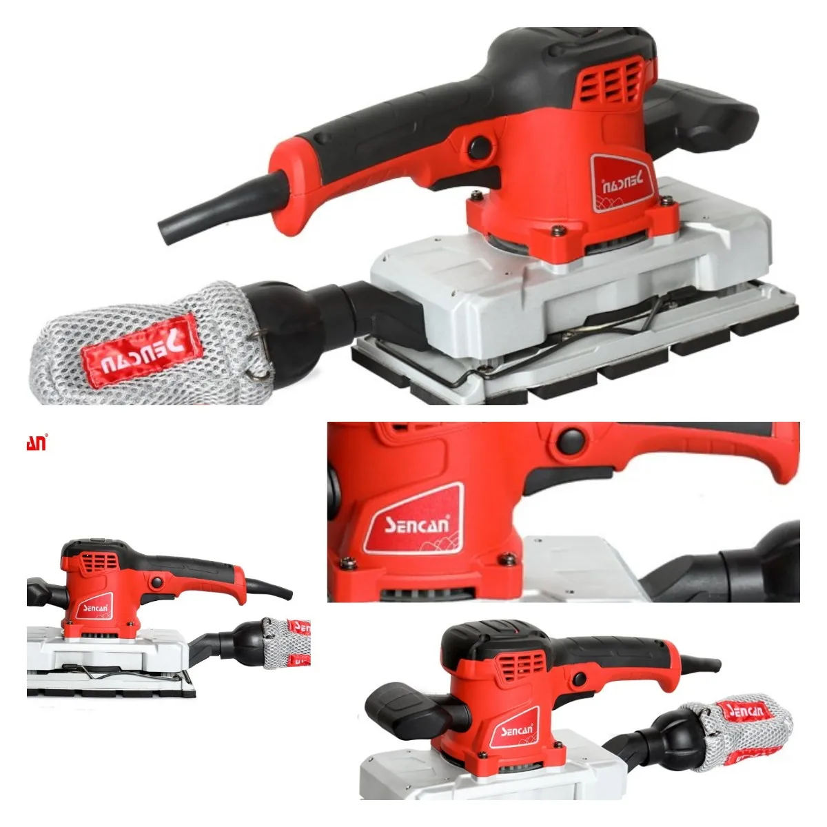 SENCAN 430W Factory Direct Sale Orbital Electric Variable Speed Finishing Sander Machine for Woodworking