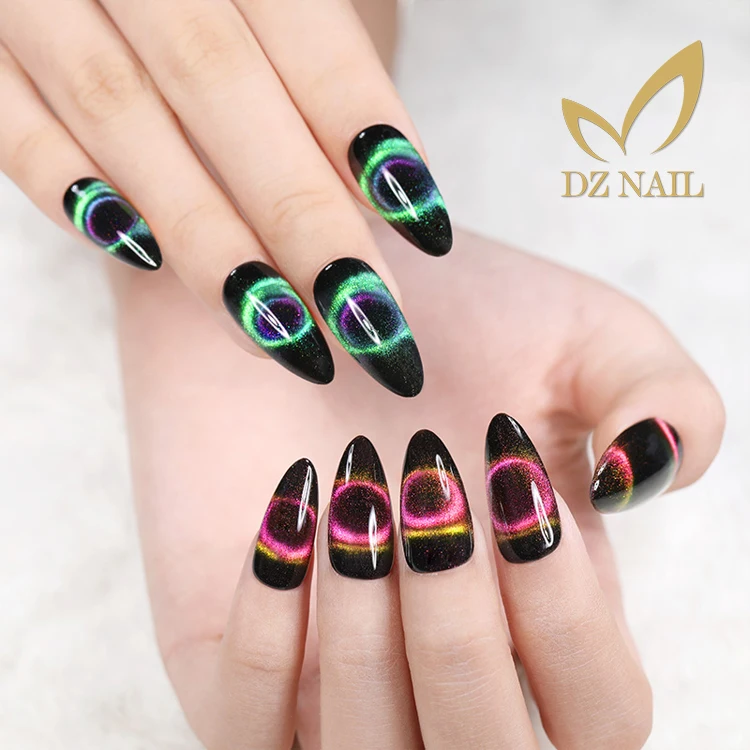 Dingze DZ free samples long lasting led uv nail gel 1kg cat eye nail gel polish kg 9D cat eye gel