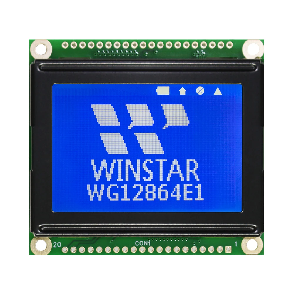 Graphic Module 128x64  Winstar WG12864E1 Graphic Display Module Yellow Green Screens In Stock LCD 12864