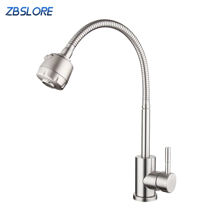 Guangdong Kaiping Kitchen Tap Unit Single Hole Swivel Long Sink Kitchen Taps