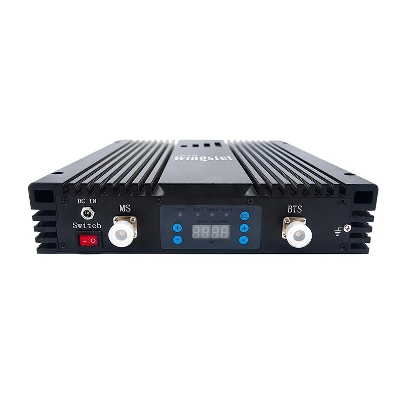 New product covering 1000-5000 m2 27dbm tri band 2g 3g 4g cell signal booster