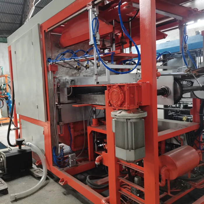 Blister Thermoforming Packaging Low Cost Fast Food Container Vacuum Forming Machine