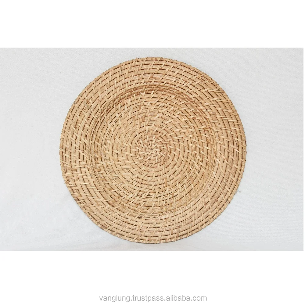 Cheap Price Rose Gold Silver Handmade Charger Plates Under Plates for Wedding Deco