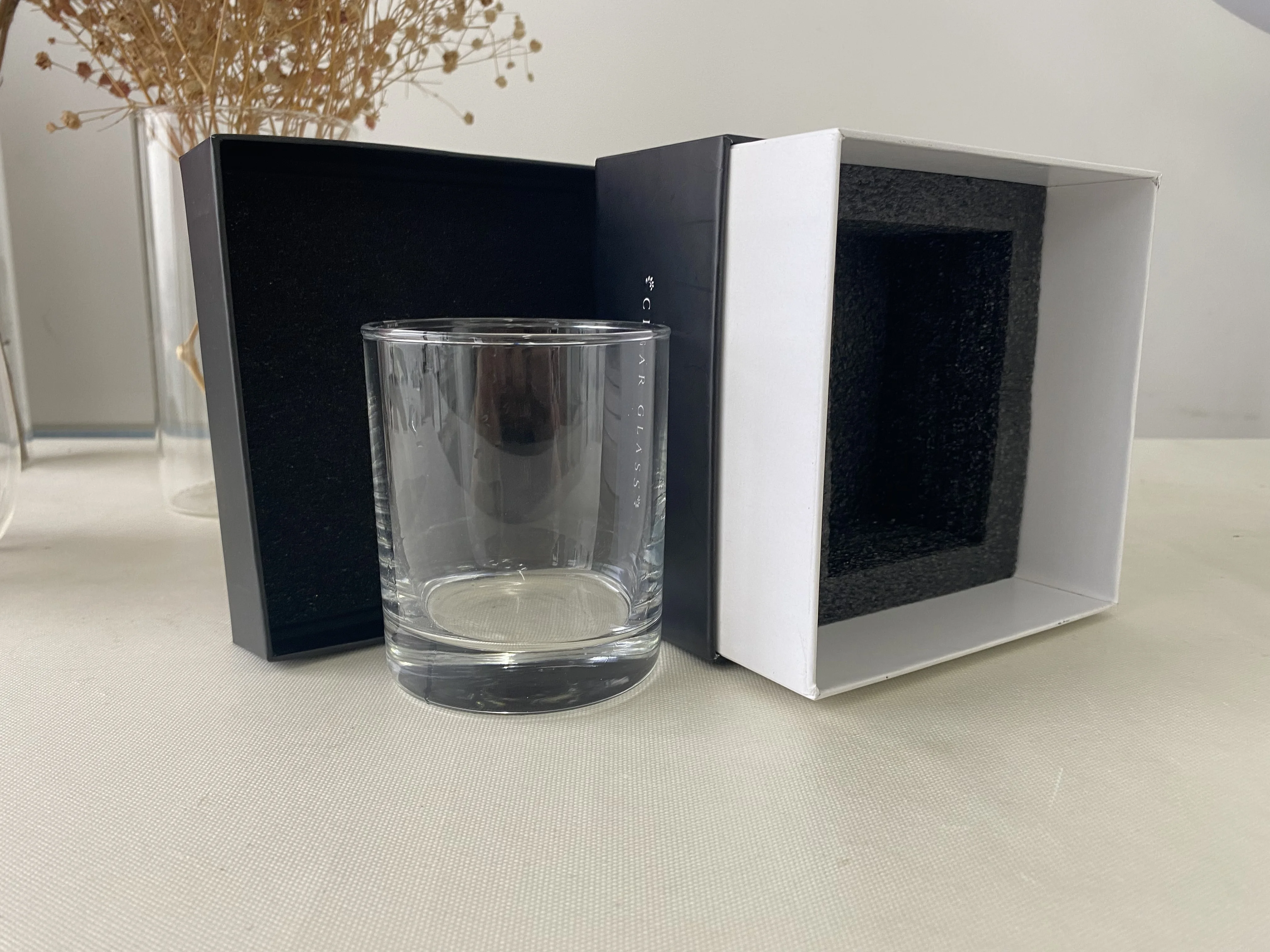 Wholesale 300Ml Custom Transparent Rocking Whiskey Tasting Glasses Whiskey Tumbler For Pub Restaurant