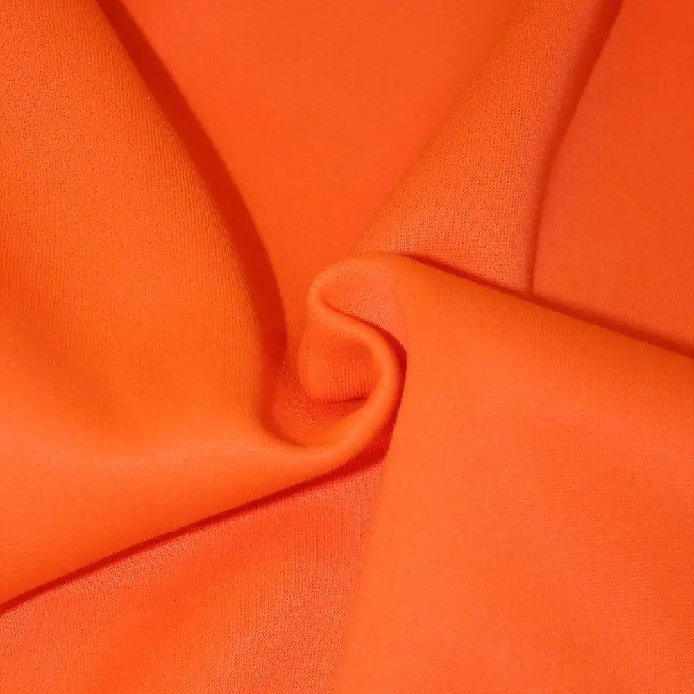 Factory Direct Sale beautiful in colour Lightweight orange reflective fabric