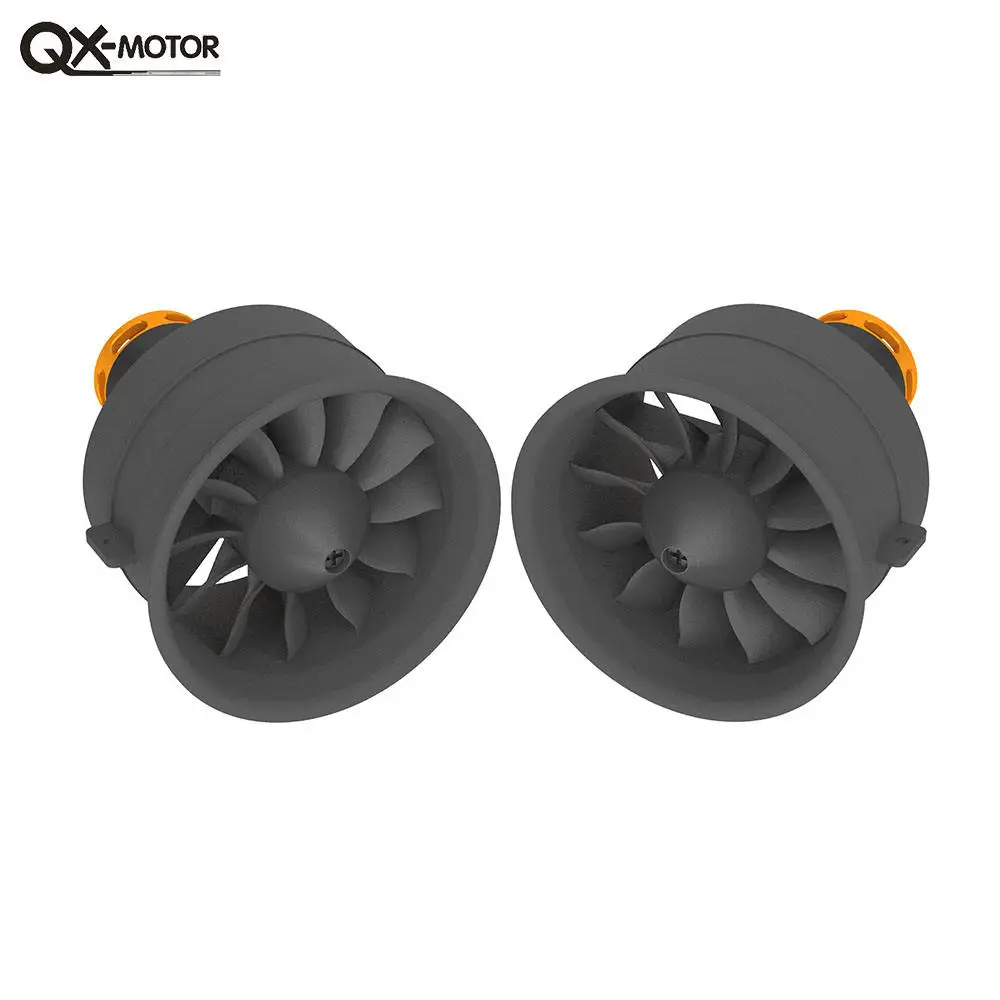 Professional Qx-Motor 64Mm Edf Fan Brushless Combo For Rc Airplanes Aircraft Engine And Remote Control Models