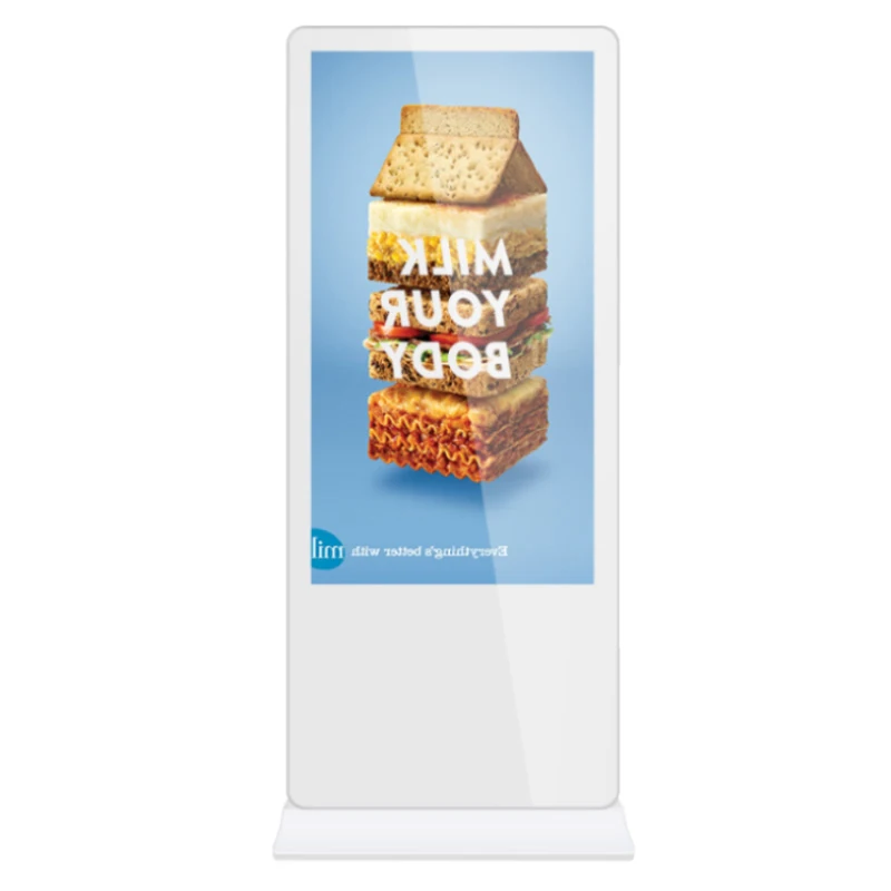  Refee Hot 43 Inch Lcd Media Player Floor Standing Digital Signage Menu Boards Advertising Display Wifi Screen Maker