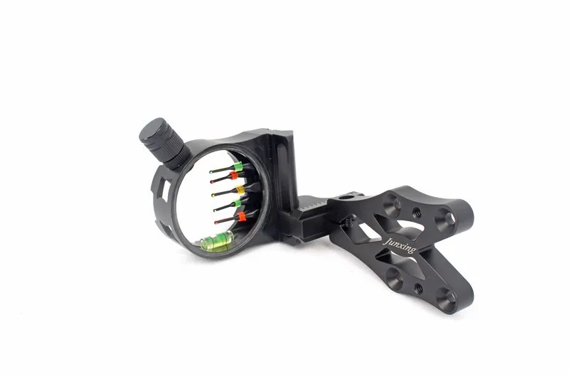 jx1552  five-pin  sight for shooting hunting  fishing  for long  recurve compound bow factory price hot sale China