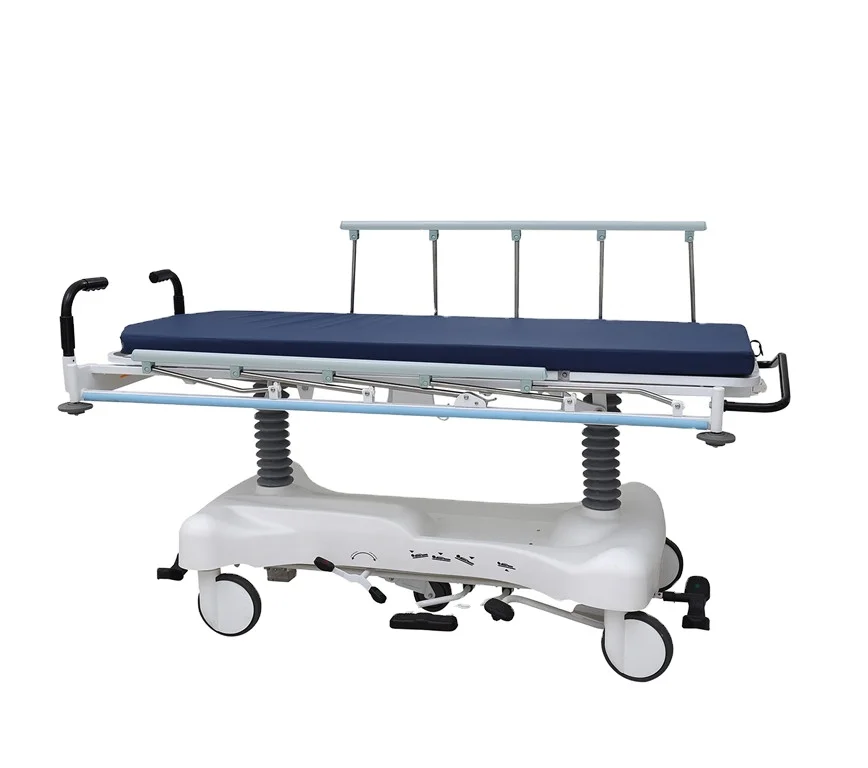 YXZ-E-4 Patient Transferring Luxurious Hydraulic Stretcher, Hospital pushing cart with pump