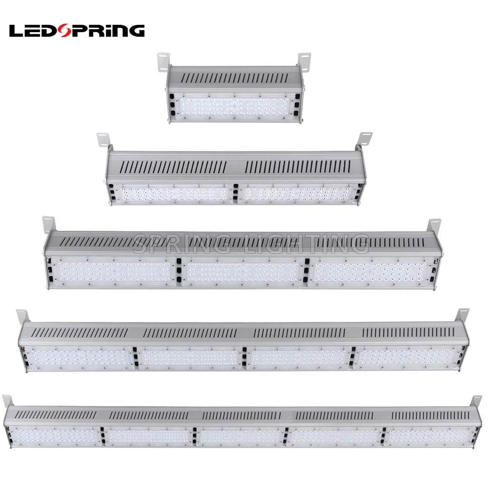 UL listed aluminum LED linear highbay 240w dimmable warehouse high bay led pendant light