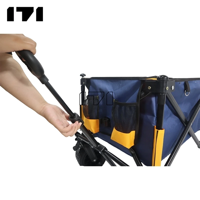 Outdoor Garden Multipurpose Collapsible Foldable Utility Beach Cart Camping Folding Wagon