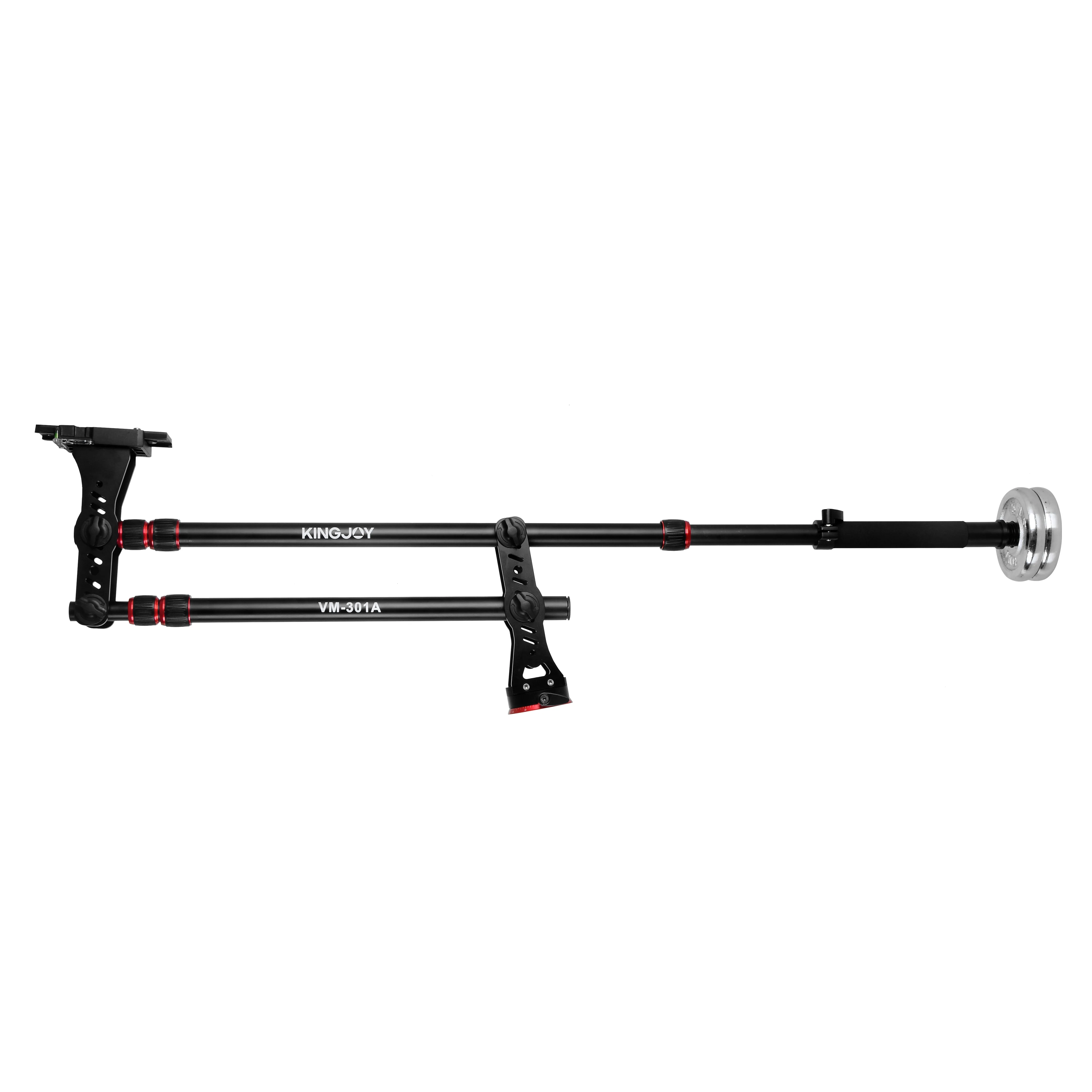 Kingjoy Professional multifunctional Mini jib crane VM-301 for Filmmaker Making Fluid video with competitive low price