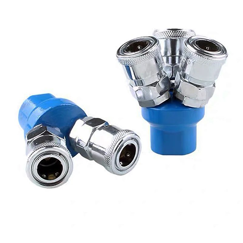 Pneumatic Fittings Push in air Hose Quick Release Connector C Type SM Carbon Steel Many Way Pneumatic Quick Coupling Fittings