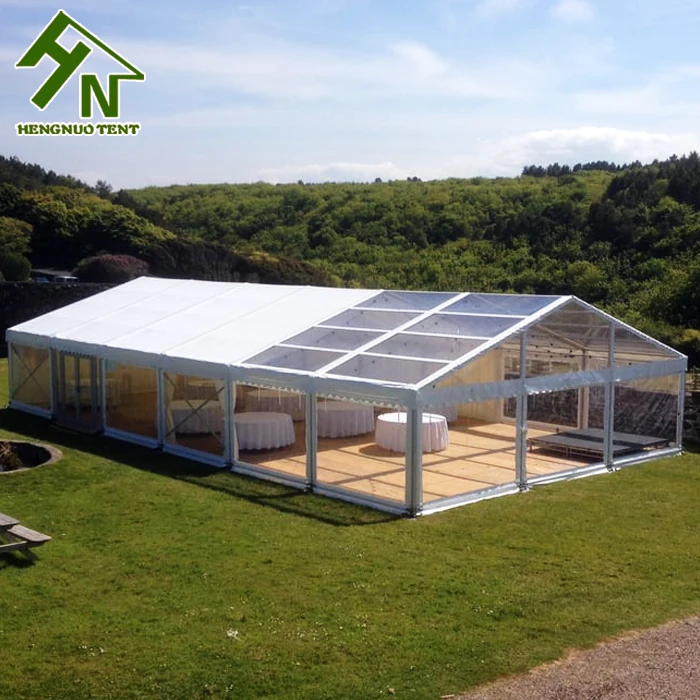 20 meter x 40 meter Clear Span Waterproof Restaurant Dining marquee tent for events