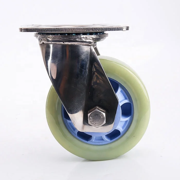 Economy Polyurethane Wheel Stainless Steel Casters Heavy duty