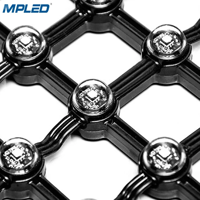 MPLED Display Mesh LED Outdoor Facade LED light Curtain Board Full Color High Waterproof LED Sign