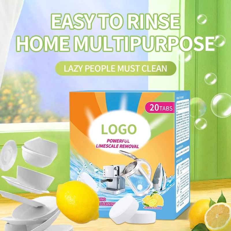 Oxygen-Powered Descaling Tablets: Washing Machine Cleaner & Espresso Maker Descaling Agent Ultimate Cleaning Performance