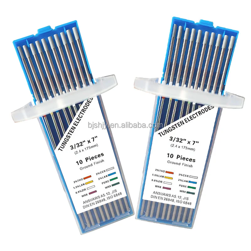 barre tungsteno wc20 diametro 6.35 tungsten electrode gray tip 2.4x175 for tig welding Electrode tungsten pointe gris 2.4