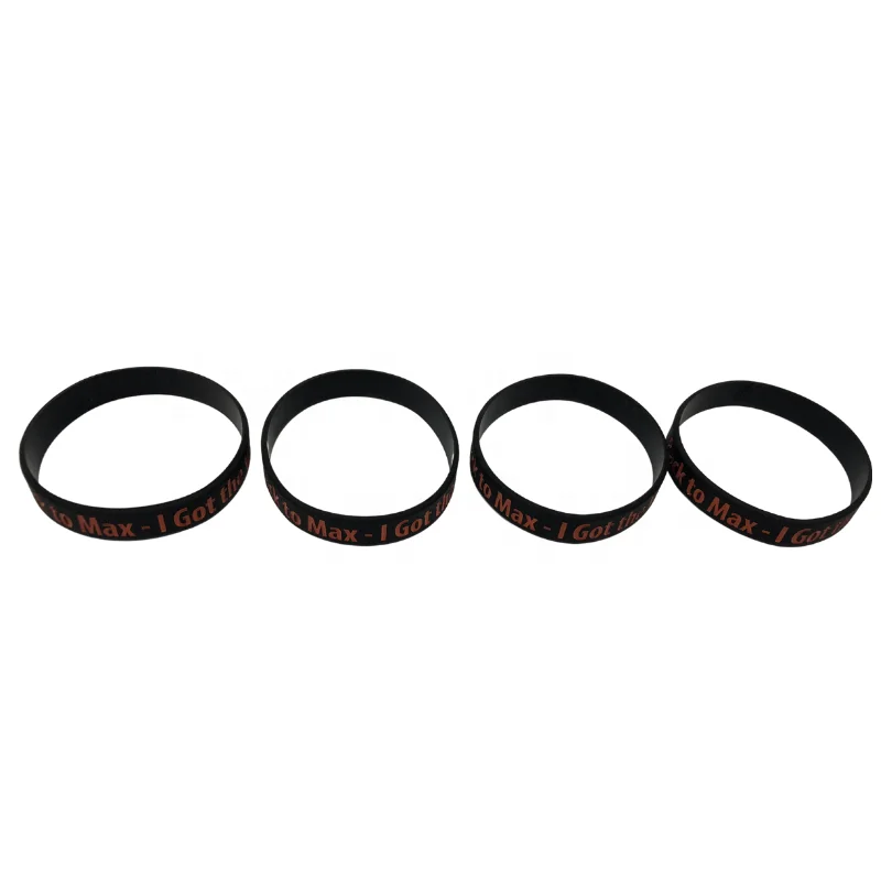 promotional gifts Custom design Rubber Wristbands Cheap Silicone Bracelets Personalized Wrist Bands With a Message
