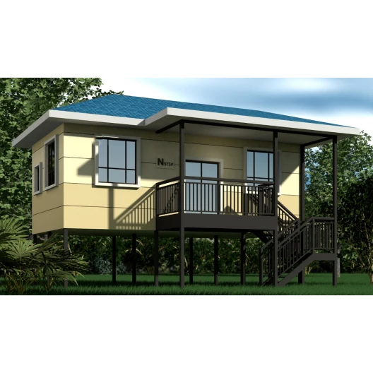 light steel  prefabricated modern holiday villa