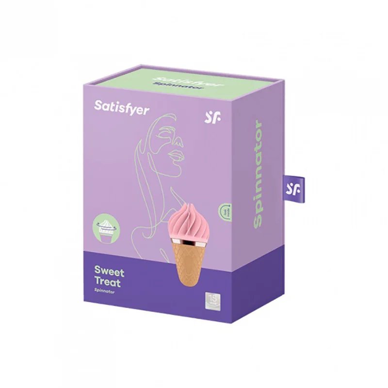 SATISFYER Love Triangle  Vibrator  Satisfyer Sweet Treat 11 Frequency Sucking Mode Female Vibrator Clitoris Stimulator Sex Toy