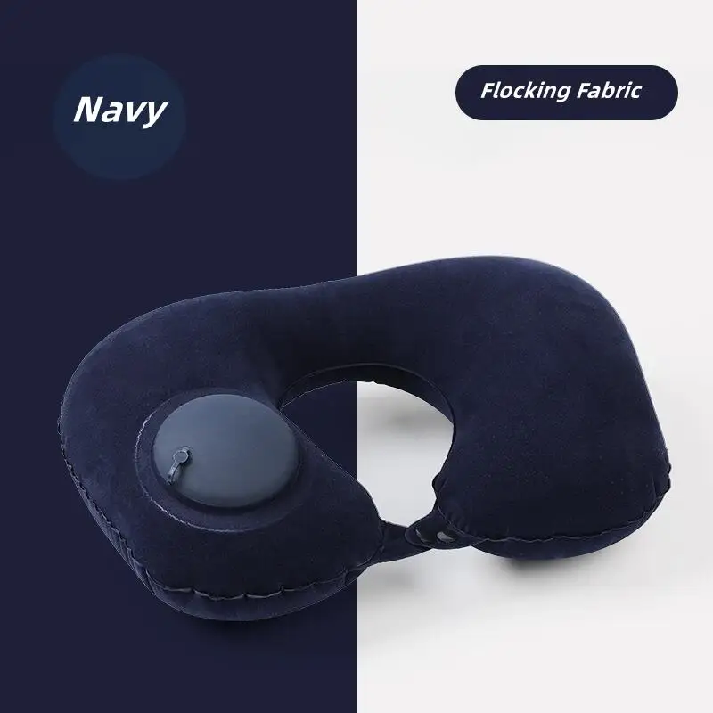 Travel Neck Pillows Inflatable U Shape Headrest Cushion for Best Rest & Sleep While Traveling