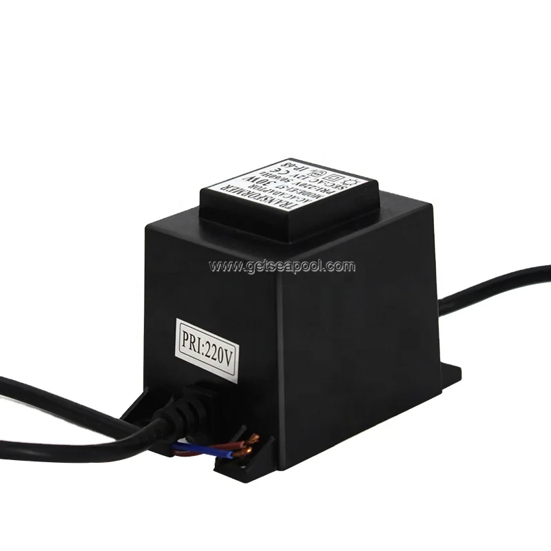 Low Price Waterproof  12v Pool Light Transformers 120V 50Hz IP68 Led Transformer
