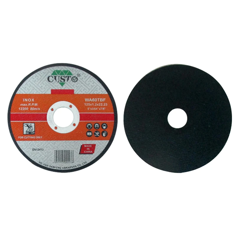 CUSTO Abrasive Manufacturer Korea 115mm Abrasive Cutting Disc Cutting Wheel for Inox Stainless Steel