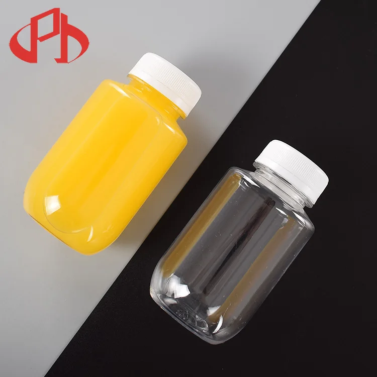 200ML Clear fresh juice packing water bottles beverage drink plastic bottle
