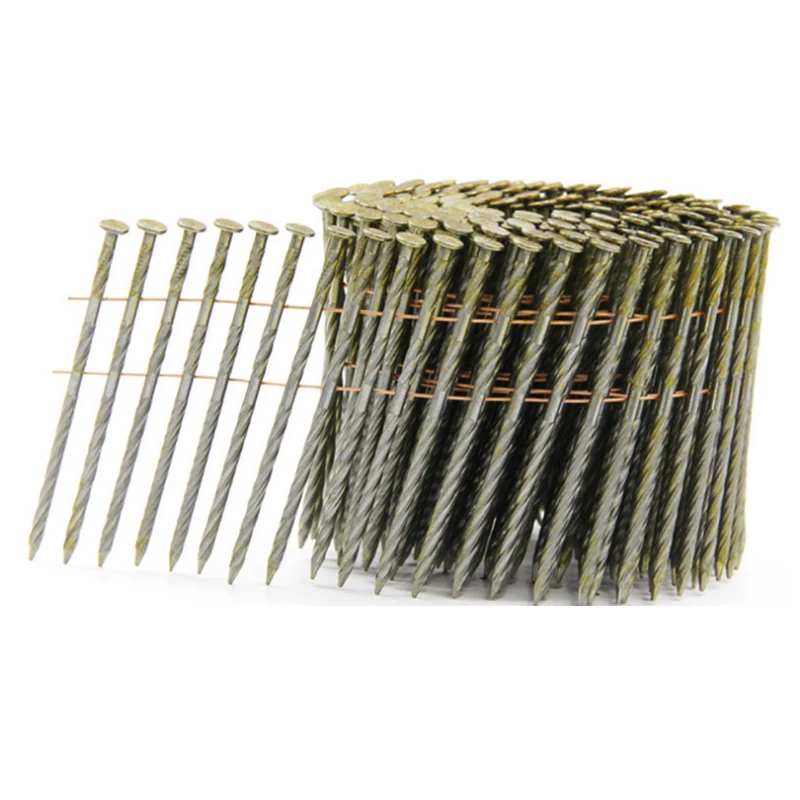 15 Degrees Wire Coil Nail farming collated coil nails  welding wire collated coil nails