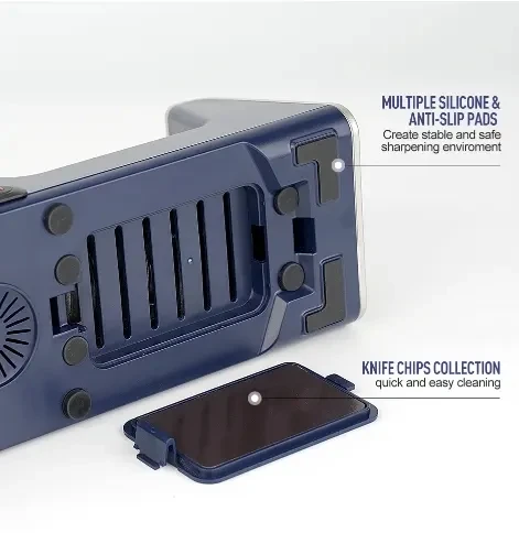 Kitchen Appliance Multi-Angle Sharpening Tool 3-Stage Electric Knife Sharpener for ceramic knives