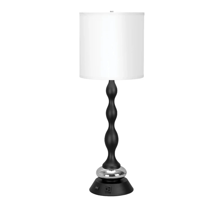 Hot Sale Wholesale Price Hotel Bedside or Living Room Table Lamp Desk Lamp Hotel with Outlet