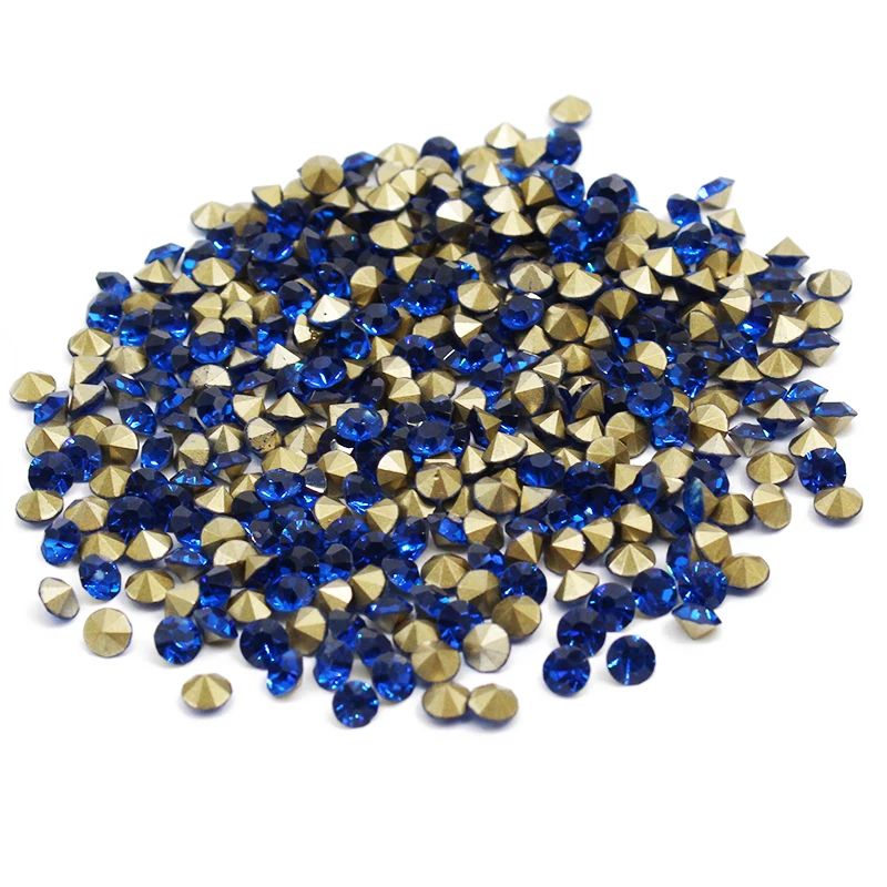 High Quality Light Siam Crystal Beads Chaton ss12 Pointback Rhinestones for Nails Bags Garments