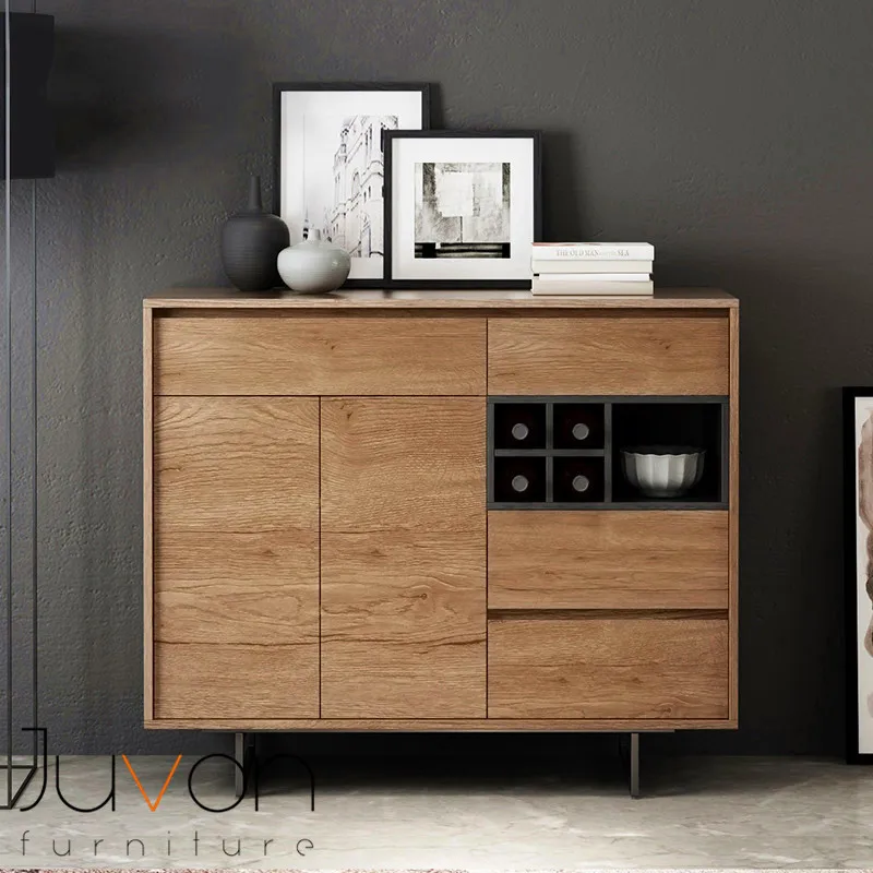 
Wall Showcase Display Divider Design Modern Buffet Sideboard File Used Knob Jewelry Led Light Living Room Wood Storage Cabinet 