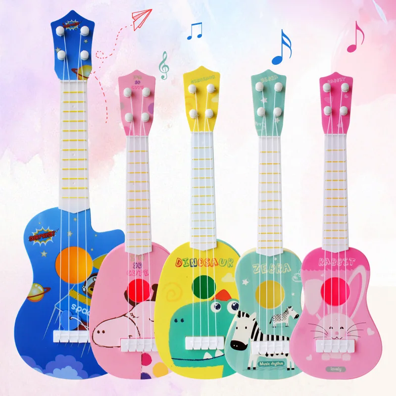 Kids Toy Guitar for Girls Boys Mini Toddler Ukulele Guitar Keep Tones Can Play Musical Instruments Educational Toys for Beginner