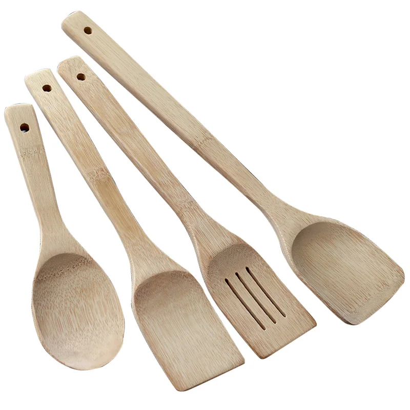 4 шт. набор кухонных принадлежностей из бамбука