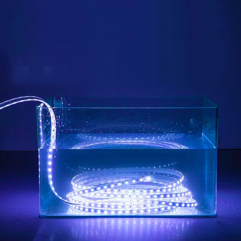Factory price outdoor waterproof 220V light strip 5050 multicolor RGB patch flexible LED strip light