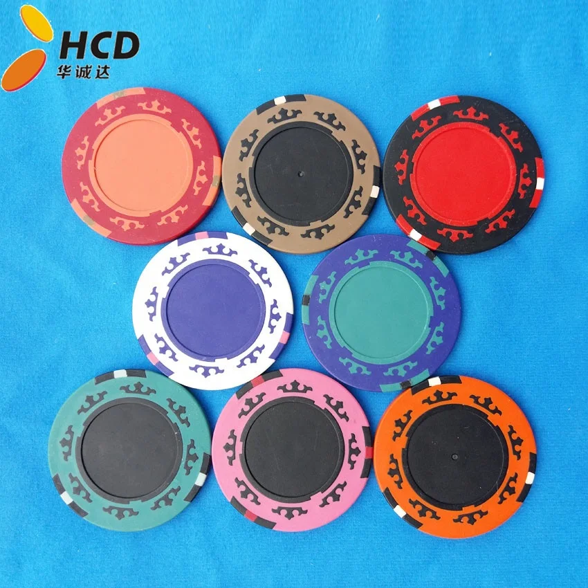 14g clay casino blank poker chip   chips premium Texas Hold em poker chips