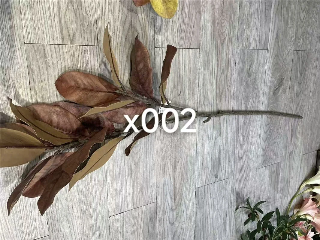 Artificial Real touch Magnolia leaves  Retro Greenery  Decor Home Furnishing Hotel Floral Artificial Magnolia Leaves  Branches