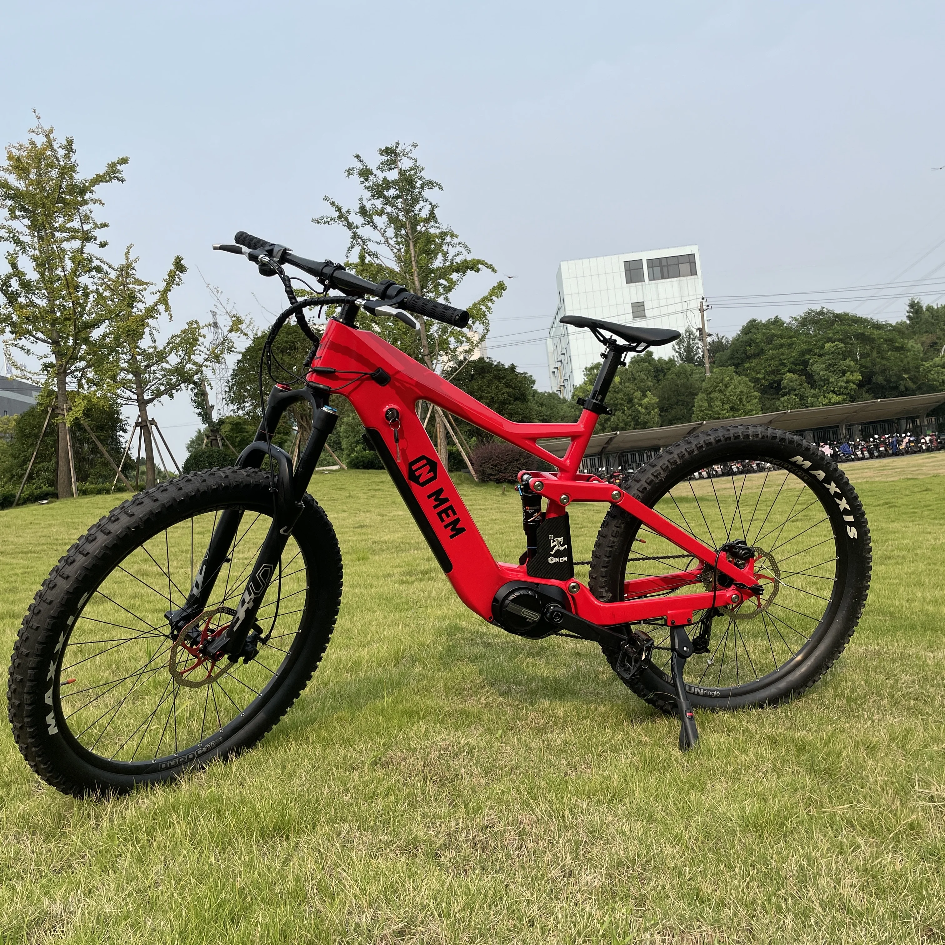 2021 Newest 48V 14Ah Electric Bike All terrain 500W Mid Drive Motor electric Bicycle Mountain MTB Full Suspension Ebike PRO