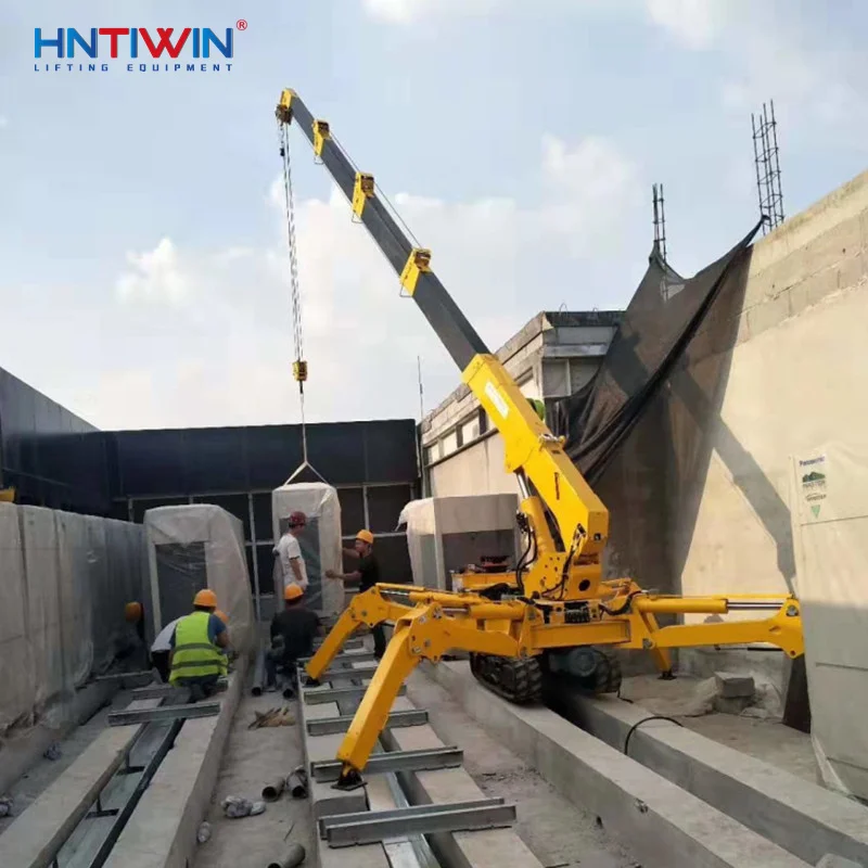 Китай завод HNTIWIN недорогой 2-тонный 3-тонный 5-тонный 8-тонный гусеничный подъемник кран для продажи