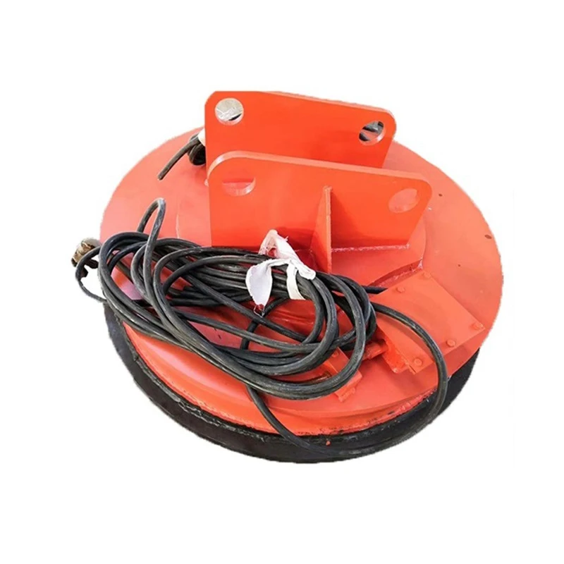 Excavator Hydraulic Lifting Magnet 15 tons - 45 tons Hydraulic Excavator attachment electric lifting magnet for scrap metal