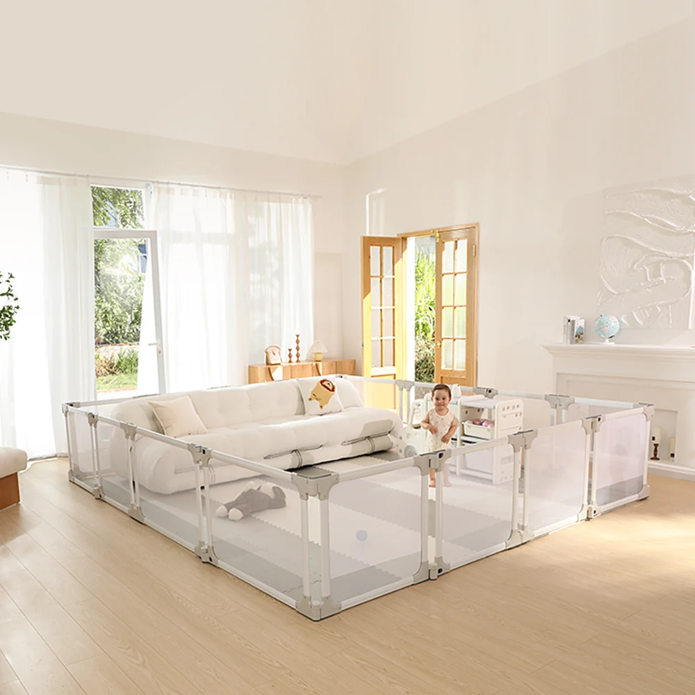 2023 New Design Multifunctional Foldable Kids Activity Center Baby Play Fence Playpen