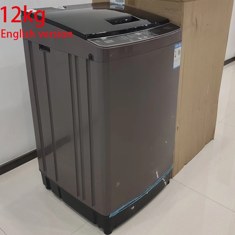 12kg Fully Automatic Single Tube Top Loader Portable Washing Machine Large 7kg 8kg Wash Cloth washing machine
