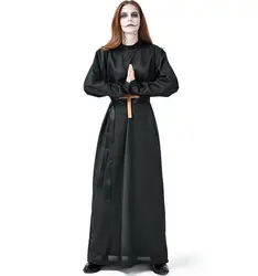 Ecowalson, жуткая монахиня, косплей, монахиня валак, костюм Conjuring 2 унисекс, халат с маской