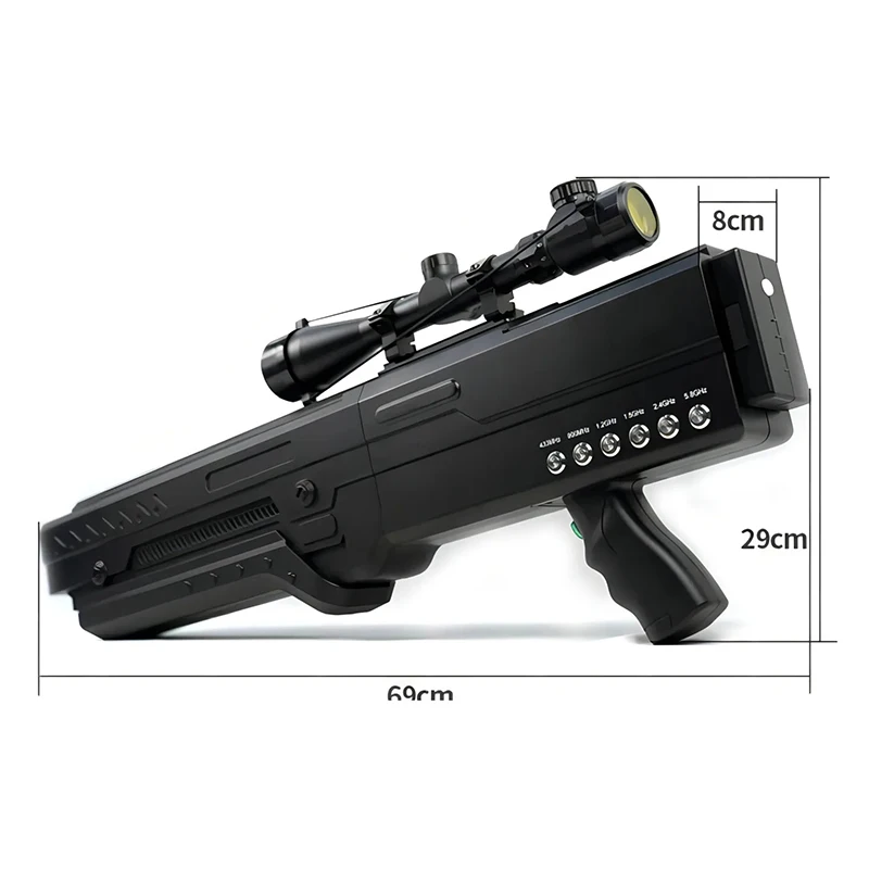 Drone Spare Parts Anti Drone Defense Drone Jammer 900Mhz Rf Large Range Intercept Jammer