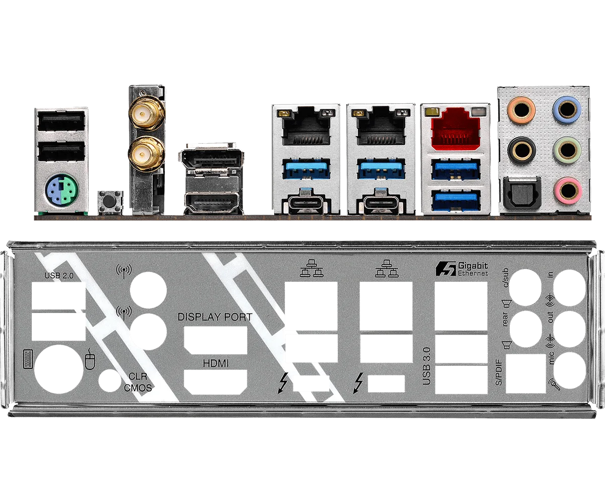 used asrock Z270 SUPERCARRIER colour full gaming white motherboard with processor computer