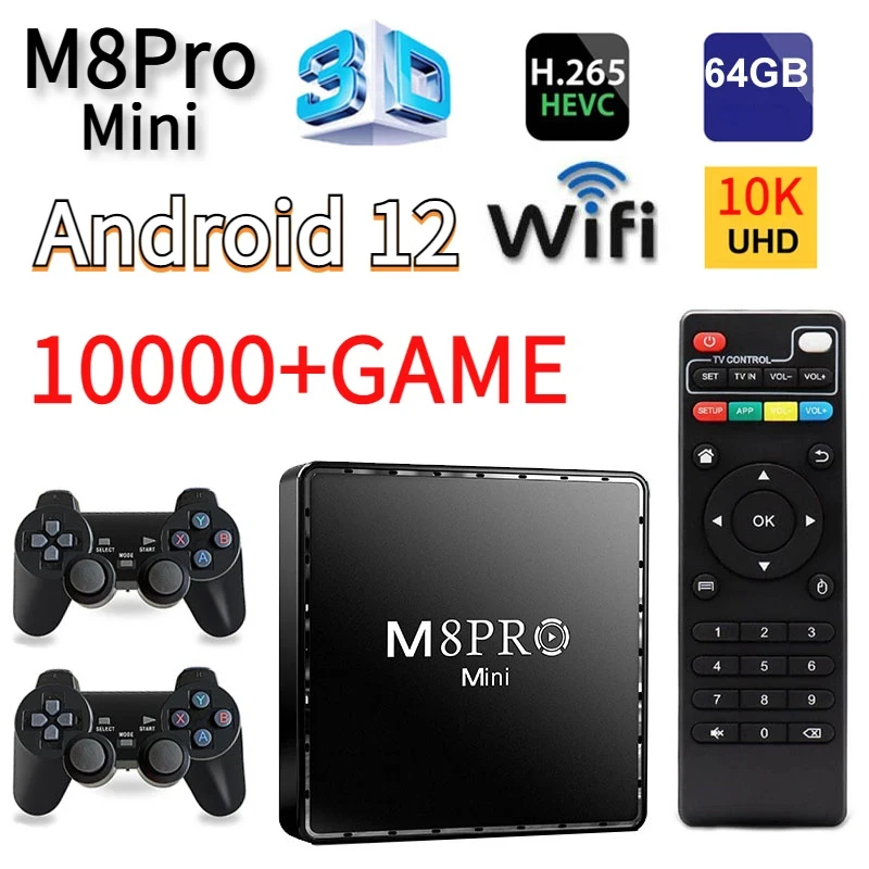 M8PRO мини-игровая приставка с двойной системой 8K HD Аркада PSP N64 семейный телевизионный Мини Игровой Автомат PS2 ручка классическая X2 игровая консоль ТВ