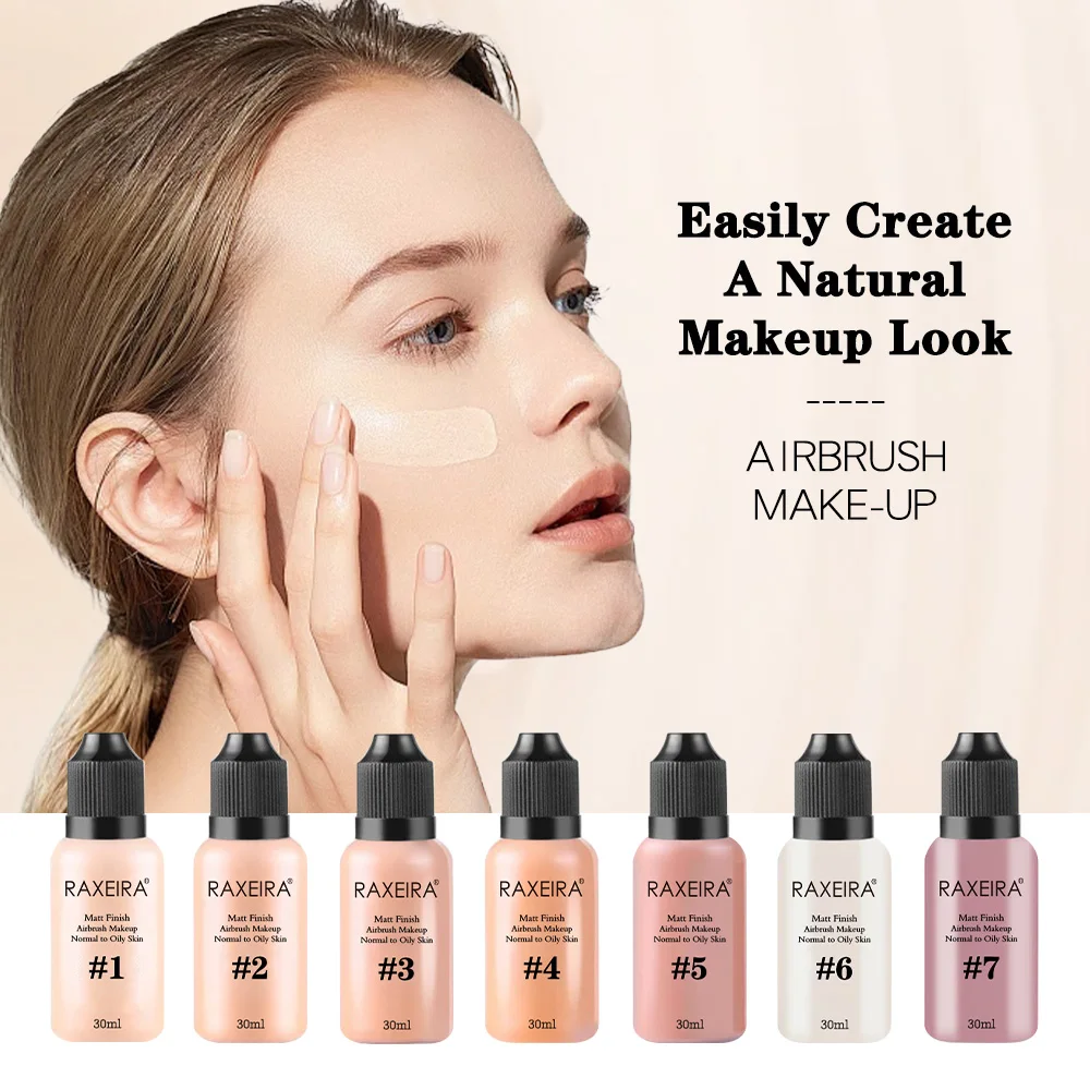 Normal to Oily Tan/dark Olive Skin Water-based Matte Finish Airbrush Makeup Foundation
